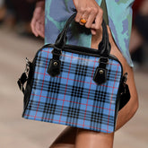 MacKay Blue Tartan Shoulder Handbags